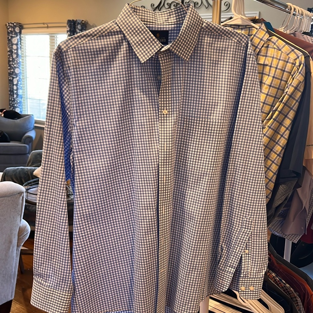Men’s Stanford no iron dress shirt 17x34-35